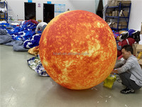 Ballon de Planète de l'Espace Gonflable à LED pour la Décoration