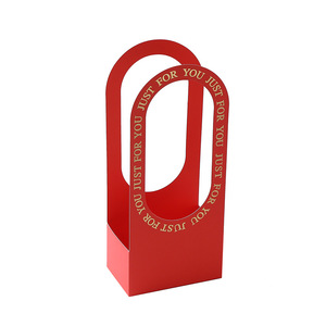 Cesta de flores, caja de embalaje de papel DIY, caja de <span class=keywords><strong>regalo</strong></span> de diseño Floral elegante para el Día del Maestro, arreglo de ramo, bolsa de Material hecha a mano - Product Image 5