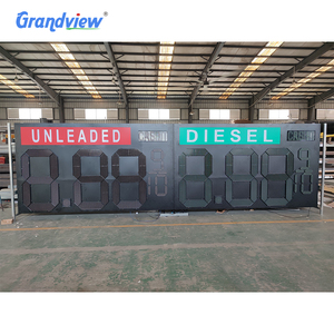 Gasolinera impermeable Segmento digital Precio Tablero de visualización de mensajes Señalización digital y pantallas Pantalla de señ<span class=keywords><strong>al</strong></span> de precio led - Product Image 6