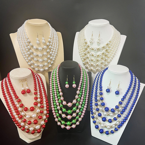 Women's Crystal Flower Jewelry Set - Rhinestone Necklace, Bracelet, Earrings & Ring For Wedding/Party - View #12