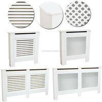 SG-LL143 MDF Attrayant Diamond Cross Grill Pattern Blanc-Couvercle de radiateur non peint à vendre