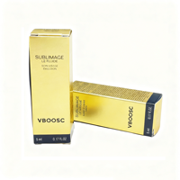 Boîtes cosmétiques portables personnalisées pour parfums et soins de la peau avec gaufrage, emballage en papier écologique, logo personnalisé