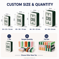 Jeu de Mahjong Américain Personnalisé ODM en Acrylique Durable pour 4 Joueurs – Idéal pour les Programmes de Cadeaux de Retraite