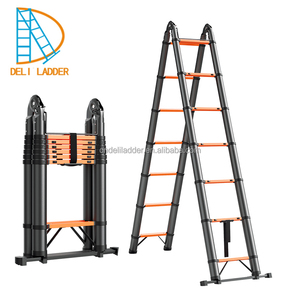 Thang Gác Mái LIDL Có Thể Thu Gọn Bằng Thép Sắt 7 + 7 Bậc Thiết Kế Gập Được Dạng Ống Lồng - Product Image 1