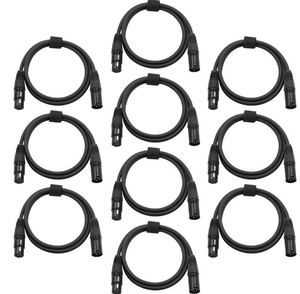 DMX เวทีแสงสายเคเบิล3P <span class=keywords><strong>XLR</strong></span> 100M 3pin 4pin 5pin กลุ่มชายกับหญิงสายไมโครโฟน - Product Image 3