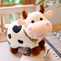 Peluche Vache Créative, Adorable Peluche Vache Laitière, Poupée en Peluche Douce pour Cadeau et Décoration Intérieure