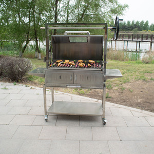 <span class=keywords><strong>Parrilla</strong></span> <span class=keywords><strong>Argentina</strong></span> Portátil de Ladrillo Refractario, Asador Tradicional Santa María, Barbacoa - Product Image 5