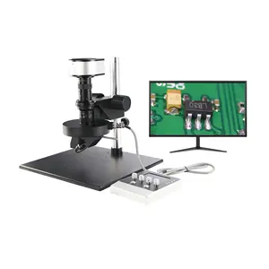 Ft-Opto FM3D0325AM 3D motorized 8MP PCB inspection 2D and 3D Microscope for PCB repair electronics repair