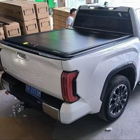 Caisse de chargement arrière rétractable en alliage d'aluminium étanche avec couvercle verrouillable compatible avec les pick-up 4x4 Toyota Hilux, Dodge Ram et Triton
