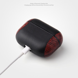 Étui en cuir PU de type professionnel pour Airpod Pro 2 3 étuis Airpod de pochette en cuir de luxe - Product Image 5