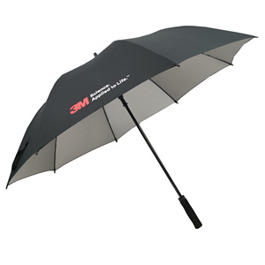 Parapluie de golf automatique populaire à ouverture rapide avec protection UV argentée - Product Image 2