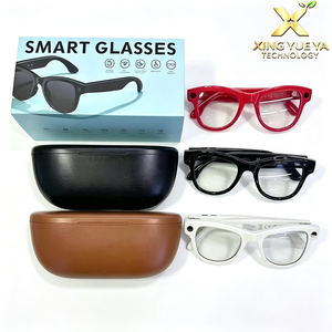 Lunettes intelligentes de traduction IA M02 Ultra avec caméra 8MP, appels vocaux 1080P, musique, transmission Wi-Fi et grand étui de charge - Product Image 1
