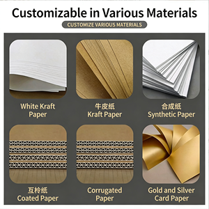 New Year's Day <strong>Birthday</strong> Instagram Style Round Kraft Paper <strong>Gift</strong> Box for Souvenir Packaging - Product Image 6