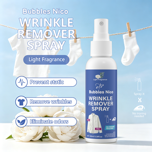 Spray Anti-Plis Marque Blanche, Adoucissant Textile, Rafraîchisseur, Sans Repassage, Éliminateur d'Odeurs, Antistatique <span class=keywords><strong>pour</strong></span> Vêtements, Vente en Gros OEM - Product Image 2