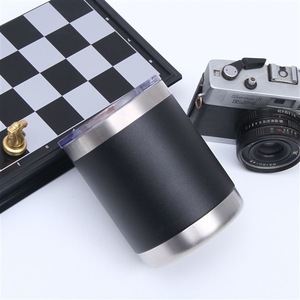 Vaso Térmico de Acero Inoxidable de Doble Pared de 10oz, Taza para Auto con Acabado Mate, Cilindro Corto, para Beber Mientras Conduces - Product Image 2