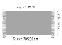 Écharpe longue en cachemire de luxe pour l'hiver, imprimé floral numérique personnalisé, châle pour adulte avec service de personnalisation du logo, ensemble couverture pashmina