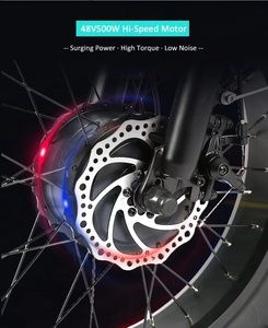 20 Inch 3 Wheel Fat Tyre Tire 48v 500w Ebike Folding <b>Trike</b> Tricycle With Basket Yj-tricycle 3 Wheel Tricycle Eb - Product Image 6