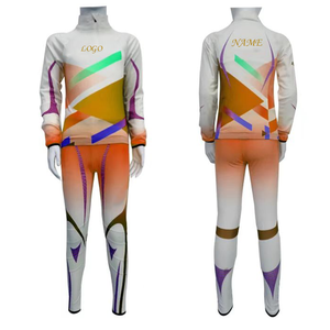 Traje de nieve de esquí personalizado impermeable y a prueba de viento, ropa de invierno para exteriores para <span class=keywords><strong>patinaje</strong></span>, traje de <span class=keywords><strong>Patinaje</strong></span> de Velocidad de esquí - Product Image 3