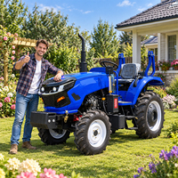 Tracteurs agricoles chinois miniatures pour petites exploitations agricoles, 4 roues motrices, moteur diesel 70HP 80HP 90HP, certifiés CE