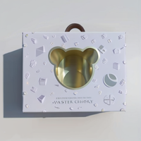 Mignon Infantile Baptême Blanc Emballage Bonbons Vêtements Maman Cadeau Papier Baby Shower Boîte Pour Souvenir