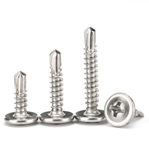 410 Stainless Steel Cross Large <b>Flat</b> Head Tapping <b>Screws</b> M4.2 M4.8 Metric For Metal GBT 15856.1-2002 Class 4.8 - Product Image 1