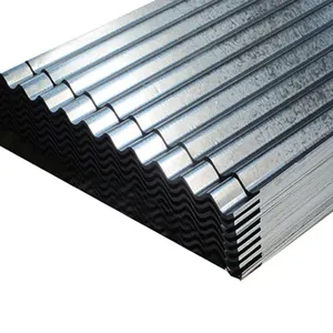 2024 Wholesale hot dipped galvanized iron sheet 22 26 28 gauge corrugated steel roofing sheet galvanised steel sheet