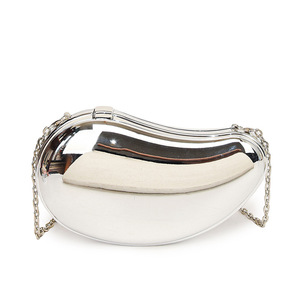 Novedad <span class=keywords><strong>de</strong></span> verano, bolso con forma <span class=keywords><strong>de</strong></span> <span class=keywords><strong>Mango</strong></span> dorado plateado para mujer, bolso <span class=keywords><strong>de</strong></span> <span class=keywords><strong>mano</strong></span> <span class=keywords><strong>de</strong></span> noche con láser, monederos pequeños para fiesta <span class=keywords><strong>de</strong></span> boda, bolso <span class=keywords><strong>de</strong></span> <span class=keywords><strong>mano</strong></span> para mujer - Product Image 4