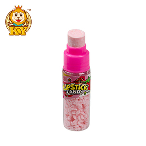 Vente en gros de tablette de rouge à lèvres à poussée de doigt à saveur de fruit sucré personnalisé bonbons à la <span class=keywords><strong>poudre</strong></span> <span class=keywords><strong>sucette</strong></span> bonbon - Product Image 4