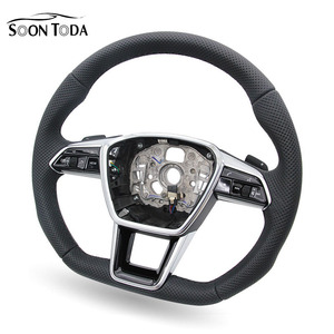 SOON TODA Calefacción para Volante de <span class=keywords><strong>Audi</strong></span> S3 8V/8Y, Compatible con Agarre de Gamuza, Indicadores LED, Diseño Inspirado en Carreras y Sensación de Rendimiento - Product Image 1