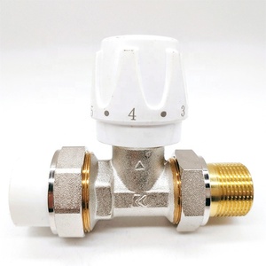 DN15-DN25 Manuale Termostatico Casa per Il Controllo Della Temperatura di <span class=keywords><strong>Riscaldamento</strong></span> <span class=keywords><strong>a</strong></span> <span class=keywords><strong>Pavimento</strong></span> Hvac 1/2 Pollici in Ottone Ppr Valvola Del Radiatore - Product Image 6