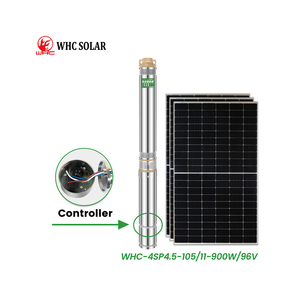 WHC DC pompa Solar untuk harga murah pompa air bertenaga surya untuk pertanian DC pompa Submersible surya - Product Image 1