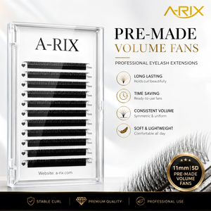 ขนตาปลอม A-RIX 5D รูปทรง W แบบเพิ่มวอลลุ่ม ขนตาเนื้อนุ่มแบบด้าน สีดำ Clover Lashes ระดับพรีเมียม ให้ลุคหนาแน่นทันใจแบบมืออาชีพ - Product Image 2