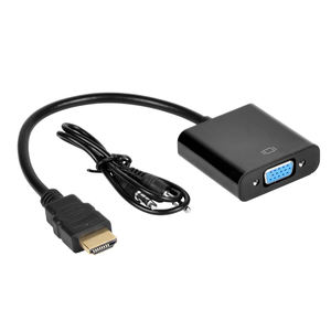 Convertisseur <span class=keywords><strong>HDMI</strong></span> vers VGA portable GC 1080P avec port audio 3,5 mm - <span class=keywords><strong>Adaptateur</strong></span> <span class=keywords><strong>HDMI</strong></span> vers VGA universel pour moniteurs et projecteurs - Product Image 4
