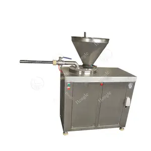 Stainless Steel Automatic Piston Chicken Meat Sausage Filler and Vacuum Filling Machine