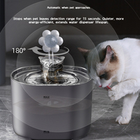 Distributeur automatique de mangeoire pour animaux de compagnie personnalisé OEM fontaine à eau pour chat bol électronique en acier matière plastique Source d'alimentation-Charge