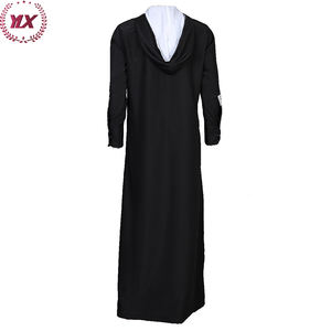 <span class=keywords><strong>Robe</strong></span> islamique pour homme Caftan musulman Sweat à capuche marocain Robes décontractées Dubaï Arabie Saoudite Hommes Jubba Thobe - Product Image 4