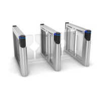 Porte battante électrique RFID de contrôle d'accès à entrée/sortie avec reconnaissance faciale et lecteur de carte IC pour gymnases et spas – Offre Spéciale