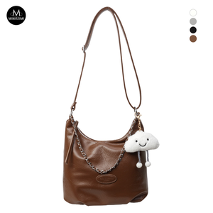 Bolso Tote de PU Suave Directo de Fábrica con Colgante, <span class=keywords><strong>Bolsos</strong></span> de Hombro Cruzados para <span class=keywords><strong>Mujer</strong></span> - Product Image 1