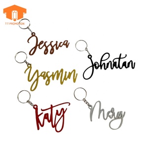 Tùy chỉnh <span class=keywords><strong>Key</strong></span> tag ủng hộ Keychain cá nhân laser cắt kim loại bờm Thẻ quà lưu niệm quà Tặng Keychain Keyring - Product Image 3