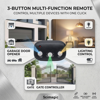 Télécommande d'ouverture de porte de garage en gros SMG RA106 318 MHz compatible avec Megacode MCT-11 DNT00090