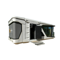 Capsule spatiale moderne en acier high-tech pour boutique hôtels appartements magasins parc salle de bain salon cuisine chambre à coucher