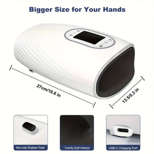 Venta caliente masajeador de dedos eléctrico personalizado masaje de articulaciones de muñeca Palma acupuntura compresa caliente masajeador de manos para el hogar - Product Image 3