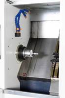 Torno CNC LICHI de un solo husillo horizontal de servicio medio y larga vida útil, modelo LC-25X/36XZ, motor de 220V, precio competitivo.