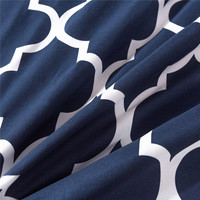 Ensemble de housse de couette en coton de style moderne et simple, 3 pièces avec taies d'oreiller, taille UK, ensemble de literie pour la maison, chambre à coucher, confort doux, décoration