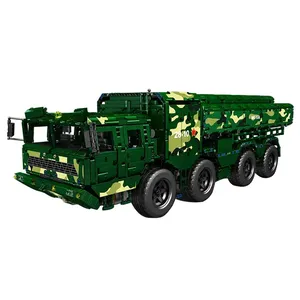 Moule roi 20008 technique télécommande militaire CJ-10 croisière missile camion voiture bricolage assemblage bloc de construction briques ensembles jouets