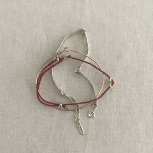 Pulsera de Plata de Ley S925 con diseño de bambú, estilo retro coreano, joyería minimalista de influencer coreano, venta al por mayor - Product Image 3
