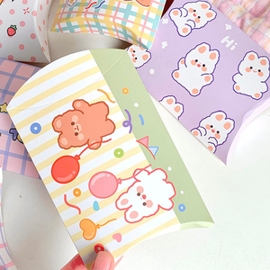 Caja de Regalo de Papel con Forma de Almohada, Diseño de Animales de Dibujos Animados, para Dulces, Pequeños Regalos, Fotografías, Recuerdos de Fiesta - Product Image 6