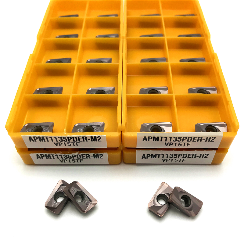 APMT1135 PDER M2/H2 VP15TF токарный инструмент твердосплавная вставка APMT 1135 торцевая фреза