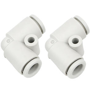 Raccord pneumatique à connexion rapide à angle droit en laiton pour tuyau d'air KQ2L/04-00/06-00/08-00/10-00/12-00 - Product Image 5