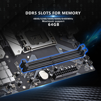 Placa Base Intel Z890 PRO Micro ATX, Z890PRO LGA 1851, Ranura para CPU Core Ultra Serie 200, Ultra5, Ultra7, Ultra9, M.2 SSD, Memoria DDR5